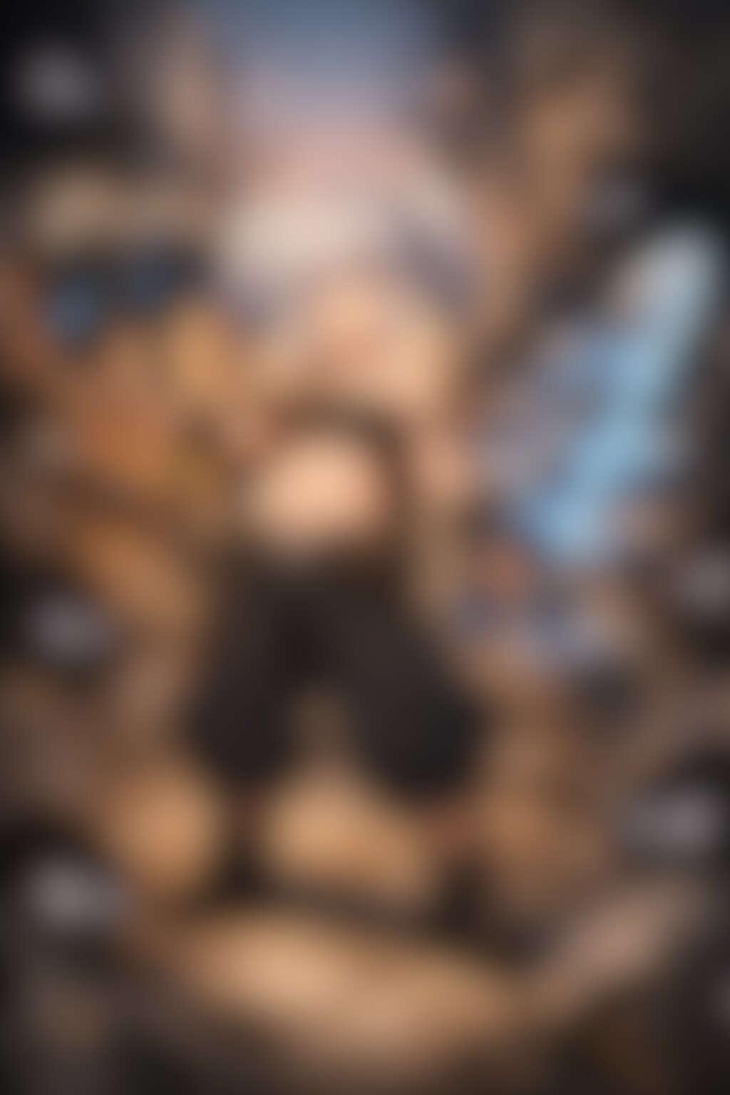 ホビット少女　バトルアックス→大剣