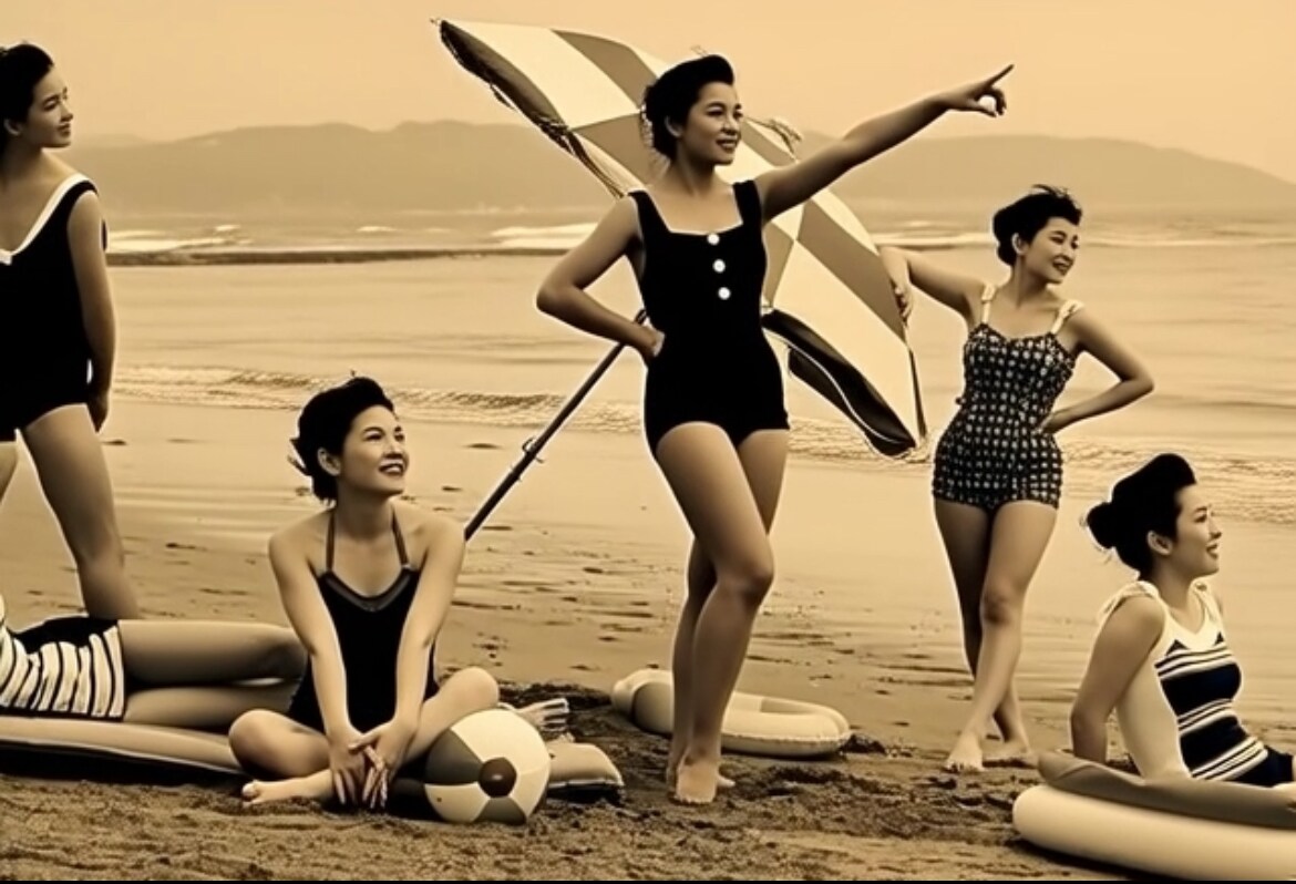 昭和レトロ　水着