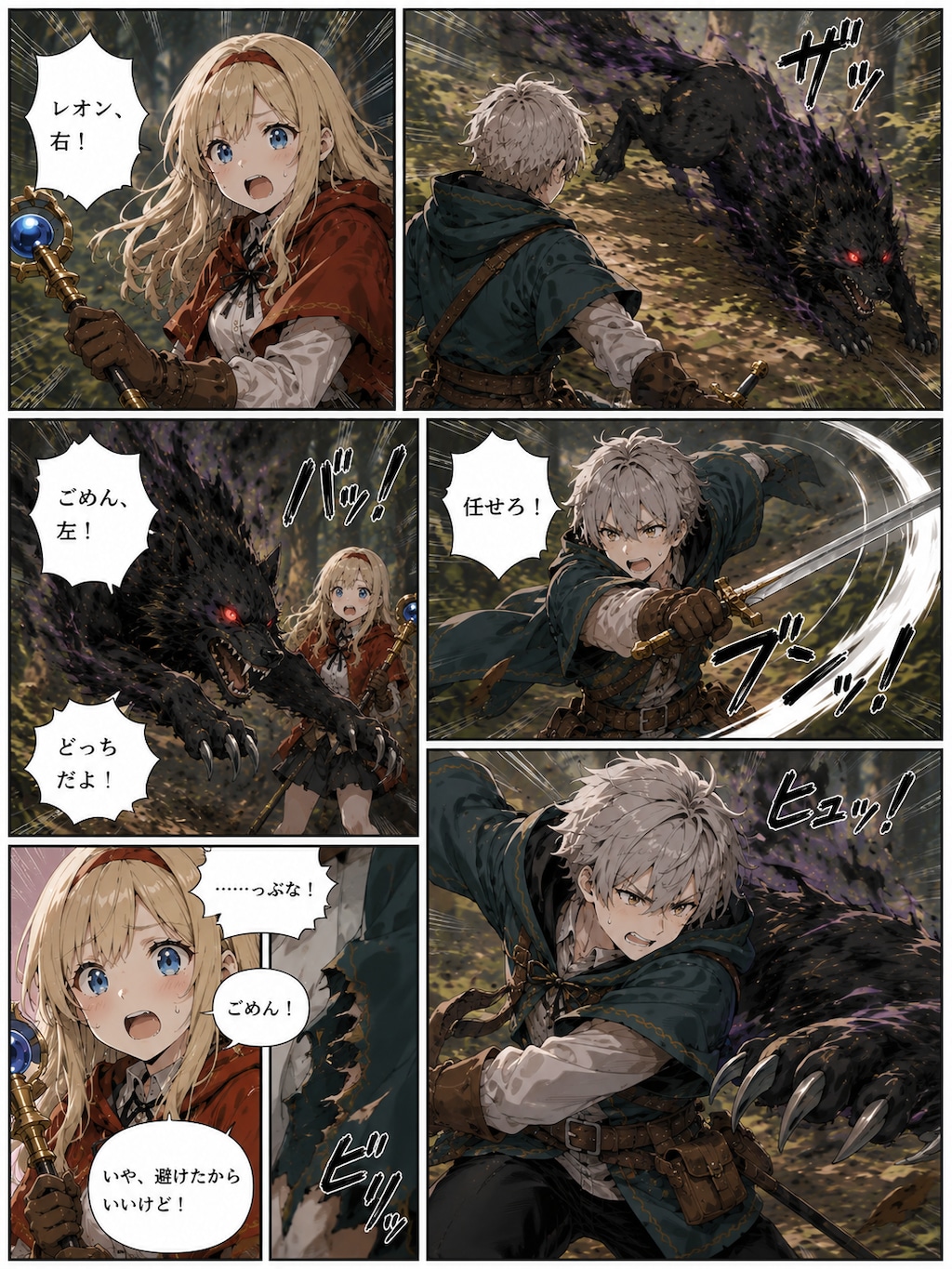 漫画版『癒しの聖女と剣士』②