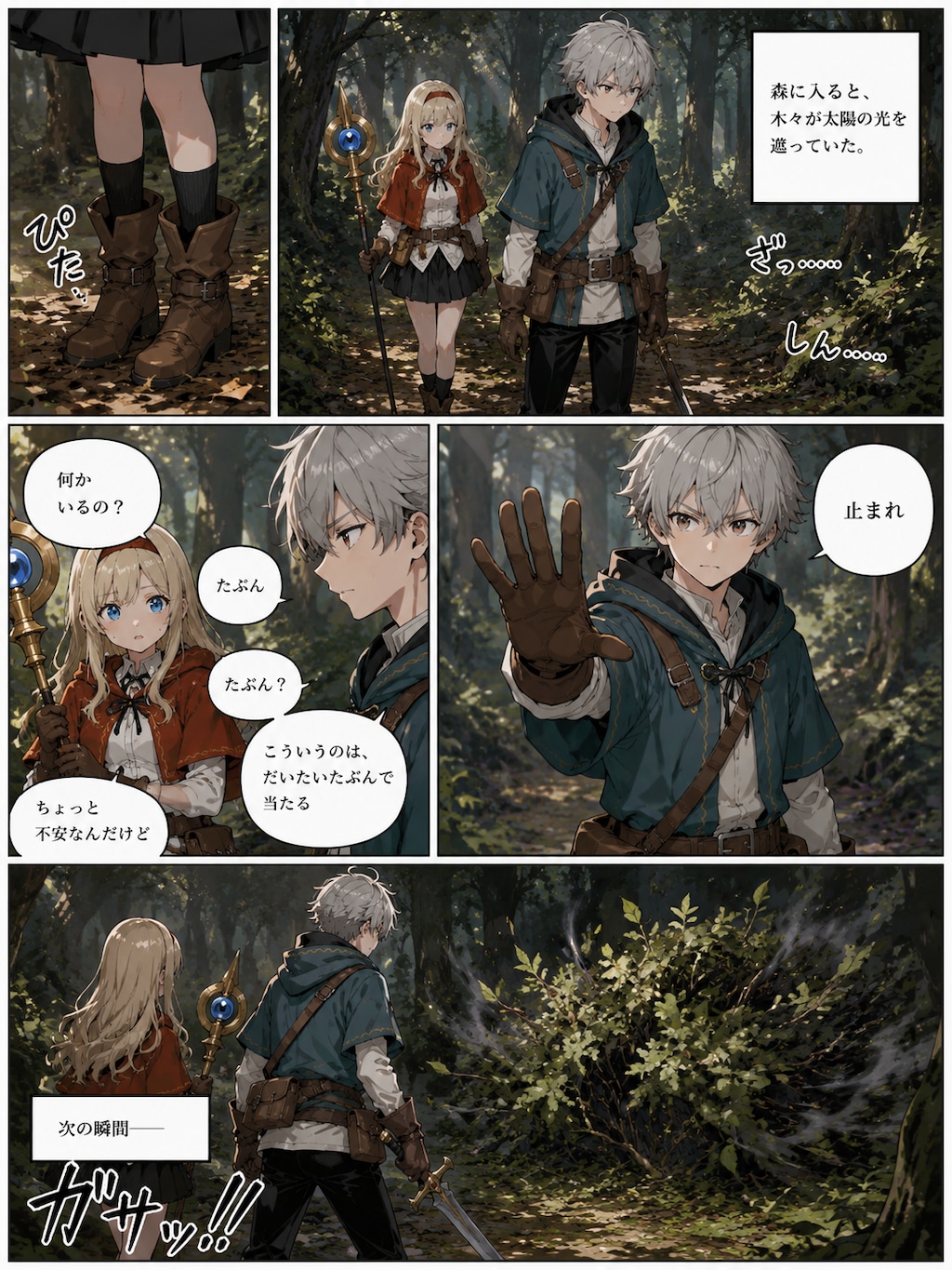 漫画版『癒しの聖女と剣士』②