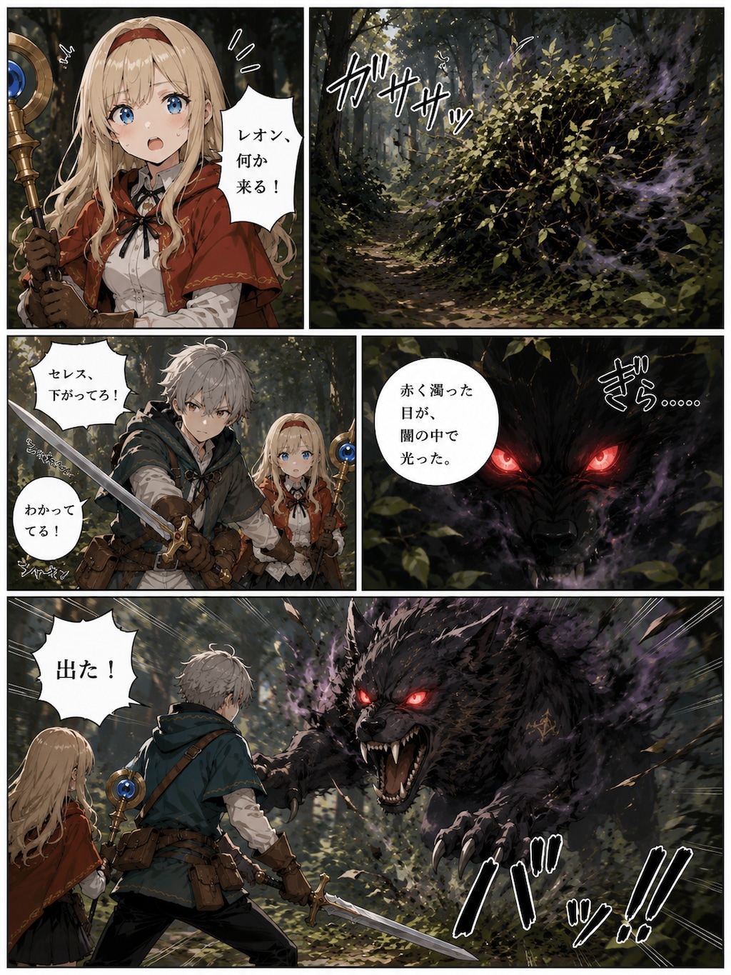漫画版『癒しの聖女と剣士』②