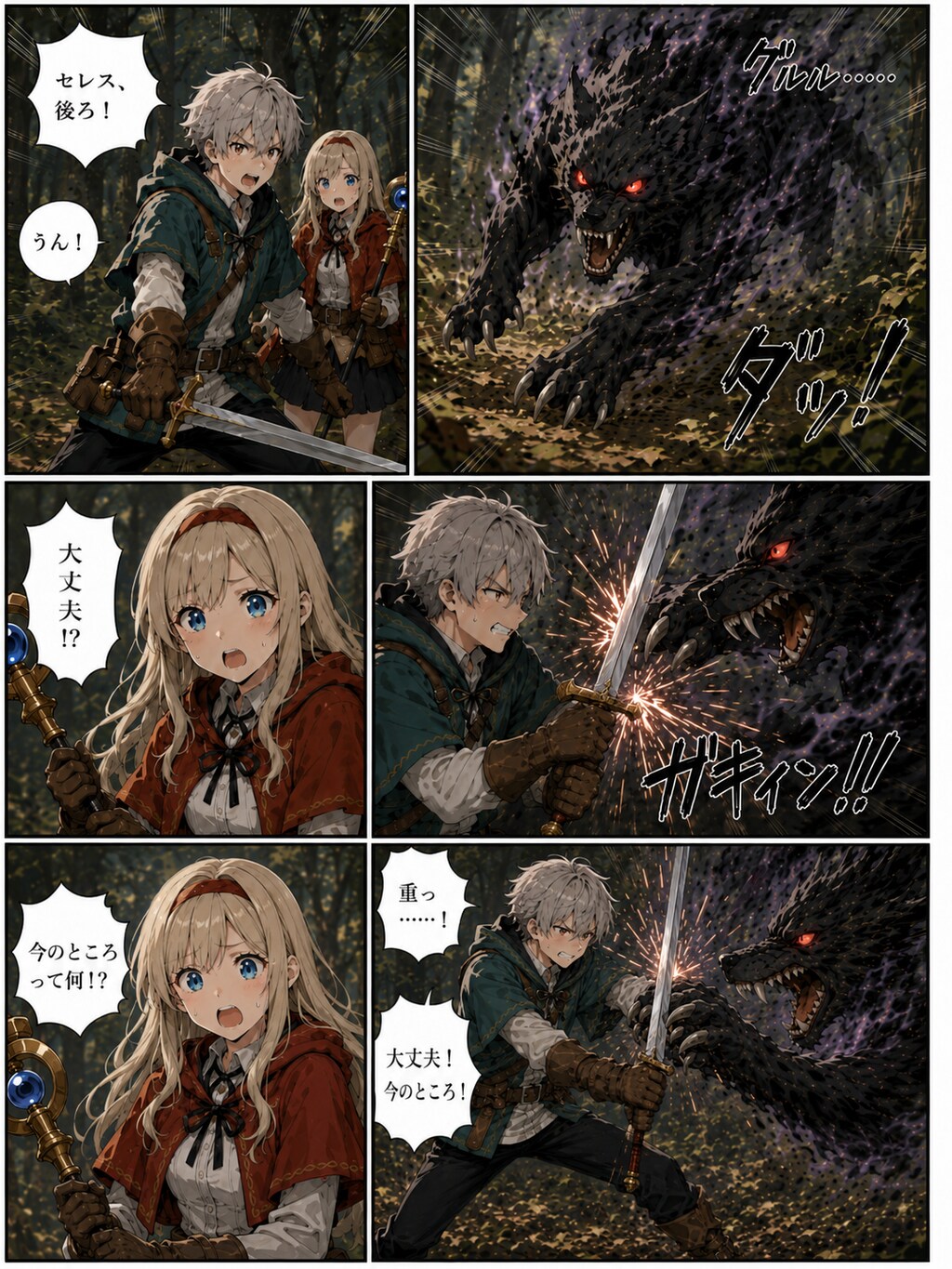 漫画版『癒しの聖女と剣士』②