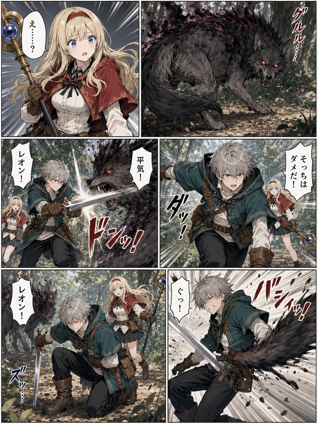 漫画版『癒しの聖女と剣士』②