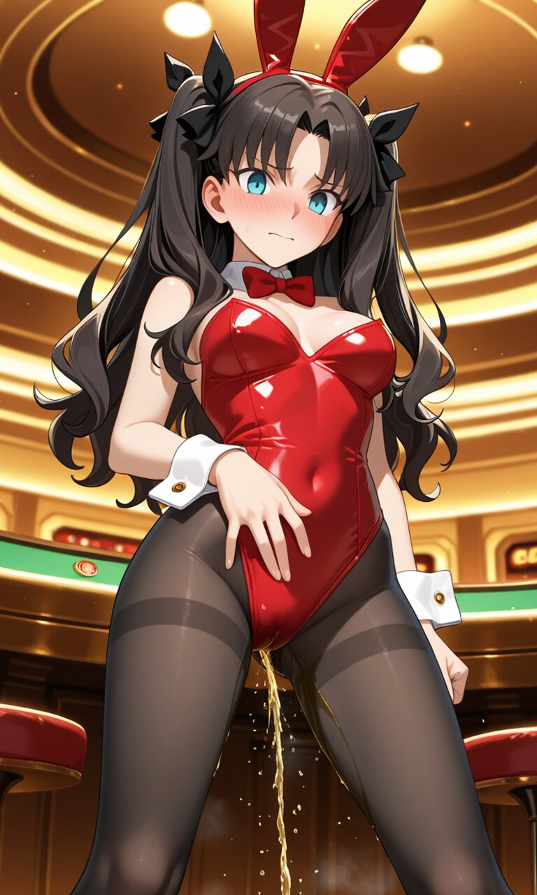 お漏らしバニーガール・パラダイス【遠〇凛】