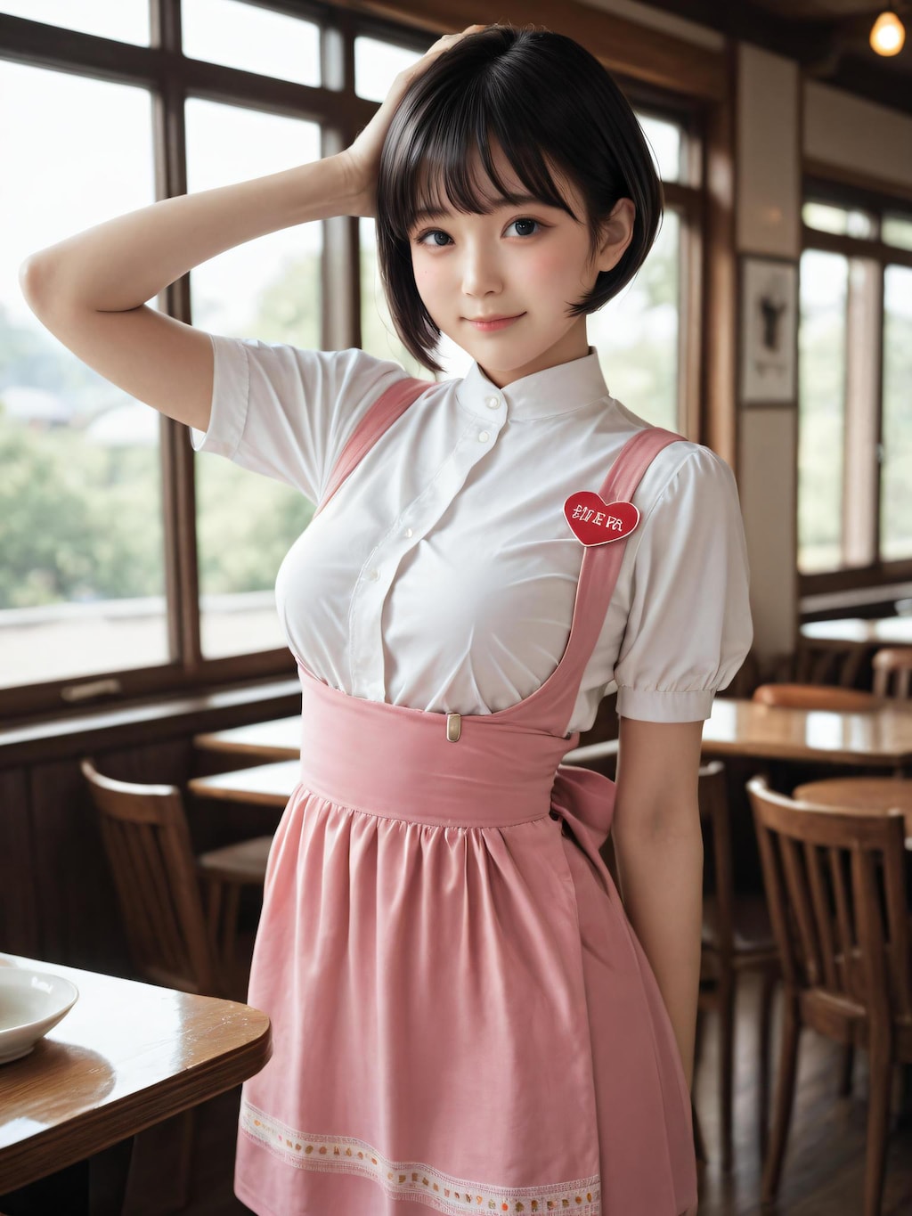 【30枚】ファミレス店員さん