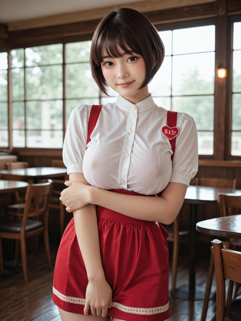 【30枚】ファミレス店員さん