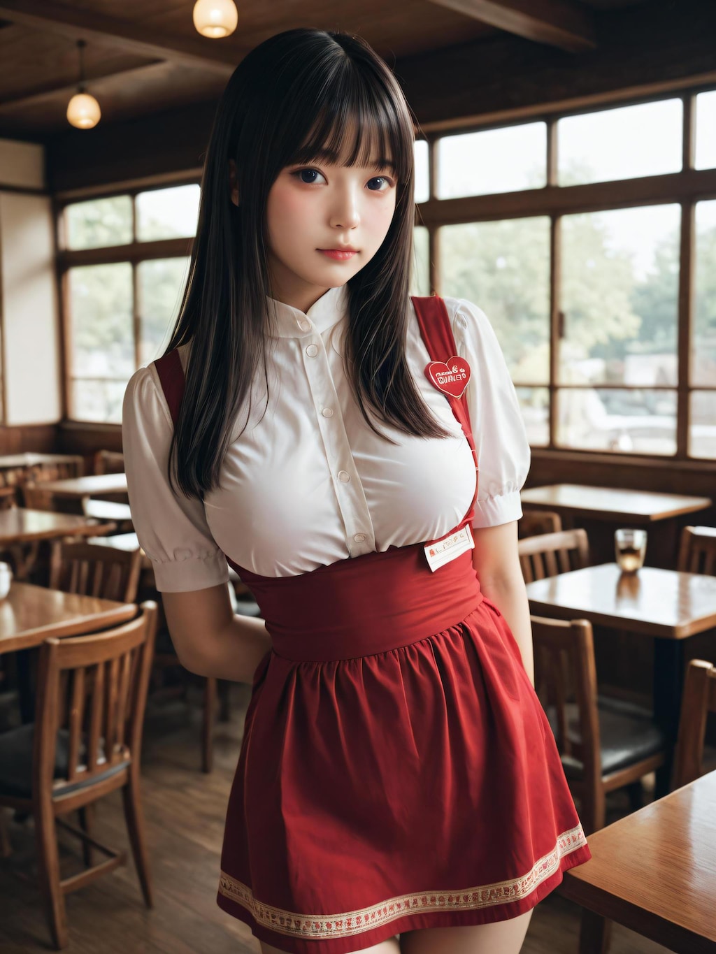 【30枚】ファミレス店員さん