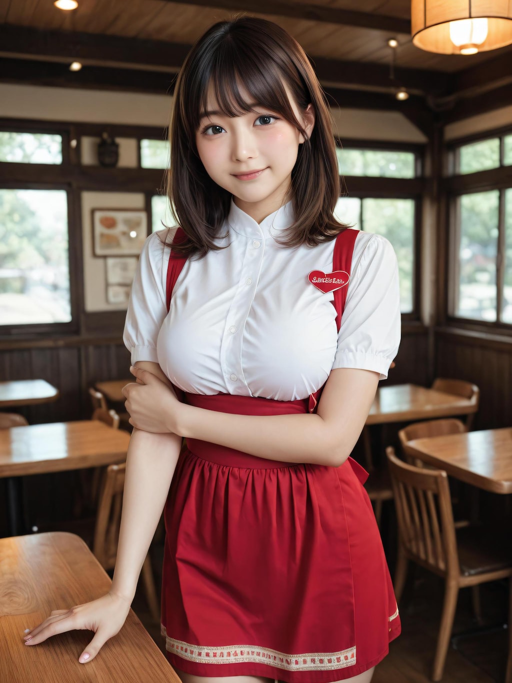 【30枚】ファミレス店員さん