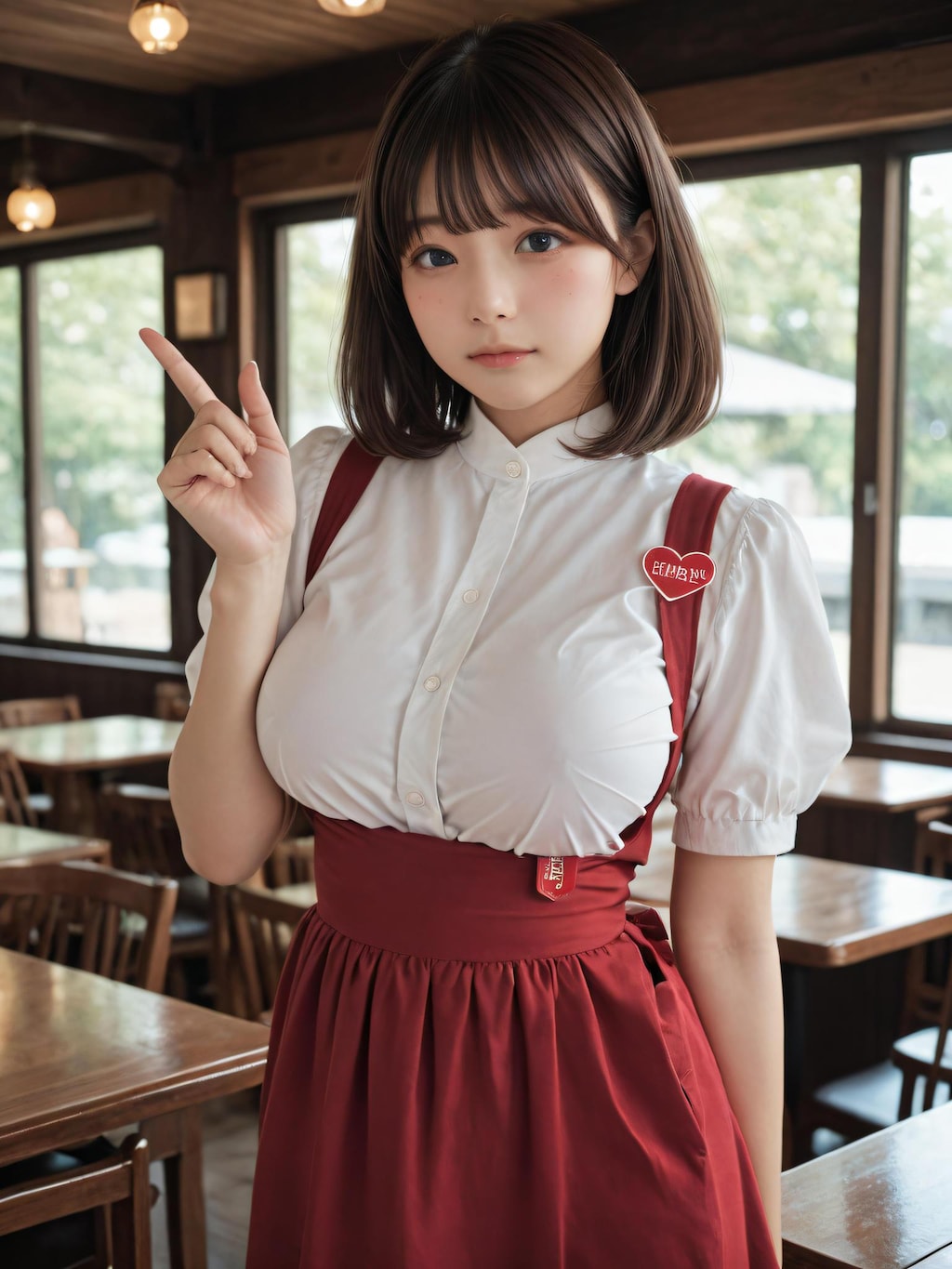 【30枚】ファミレス店員さん