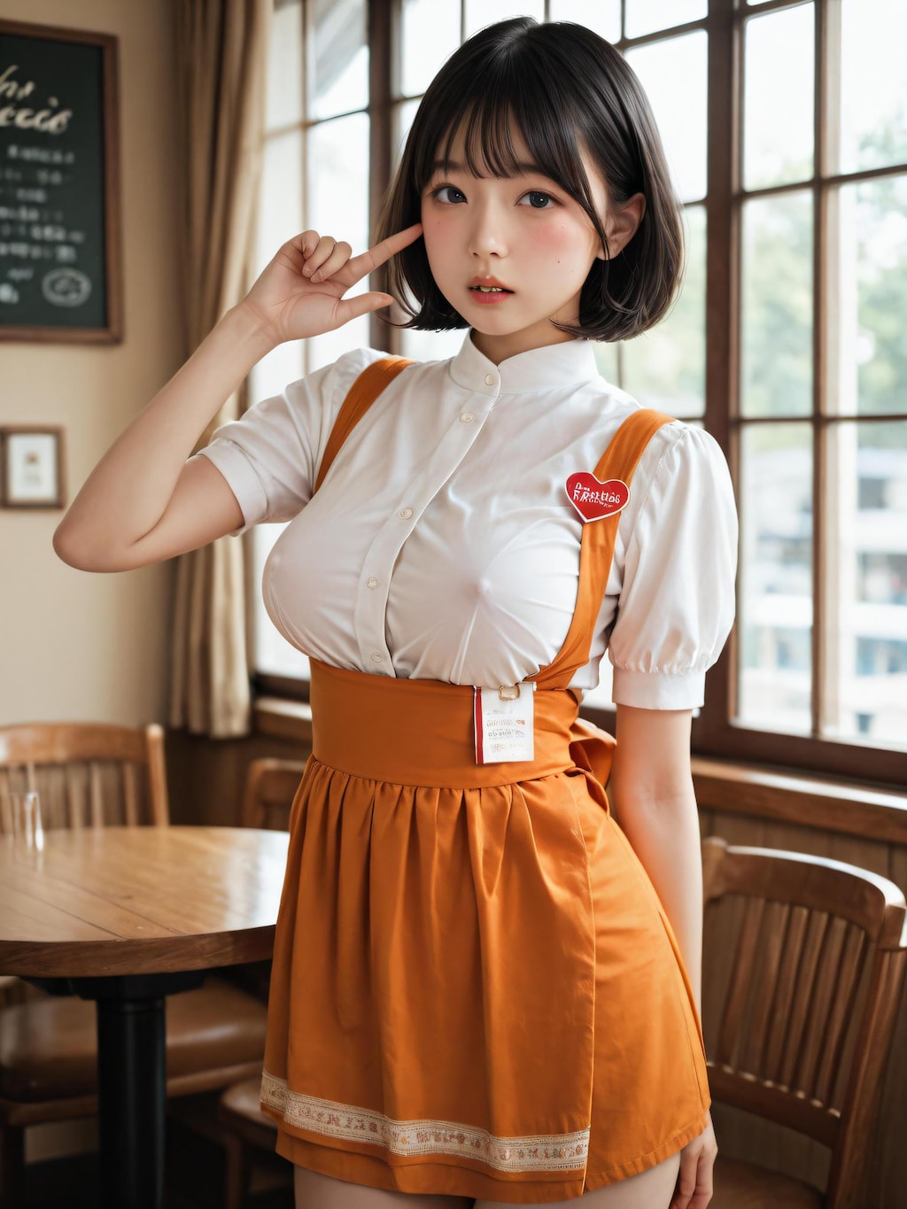 【30枚】ファミレス店員さん