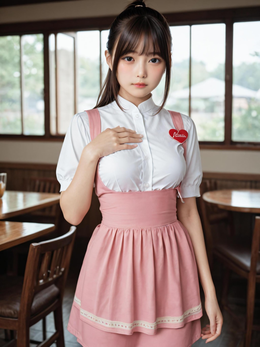 【30枚】ファミレス店員さん