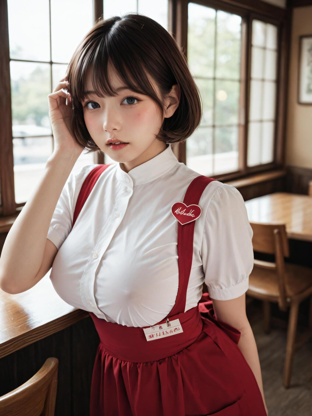 【30枚】ファミレス店員さん