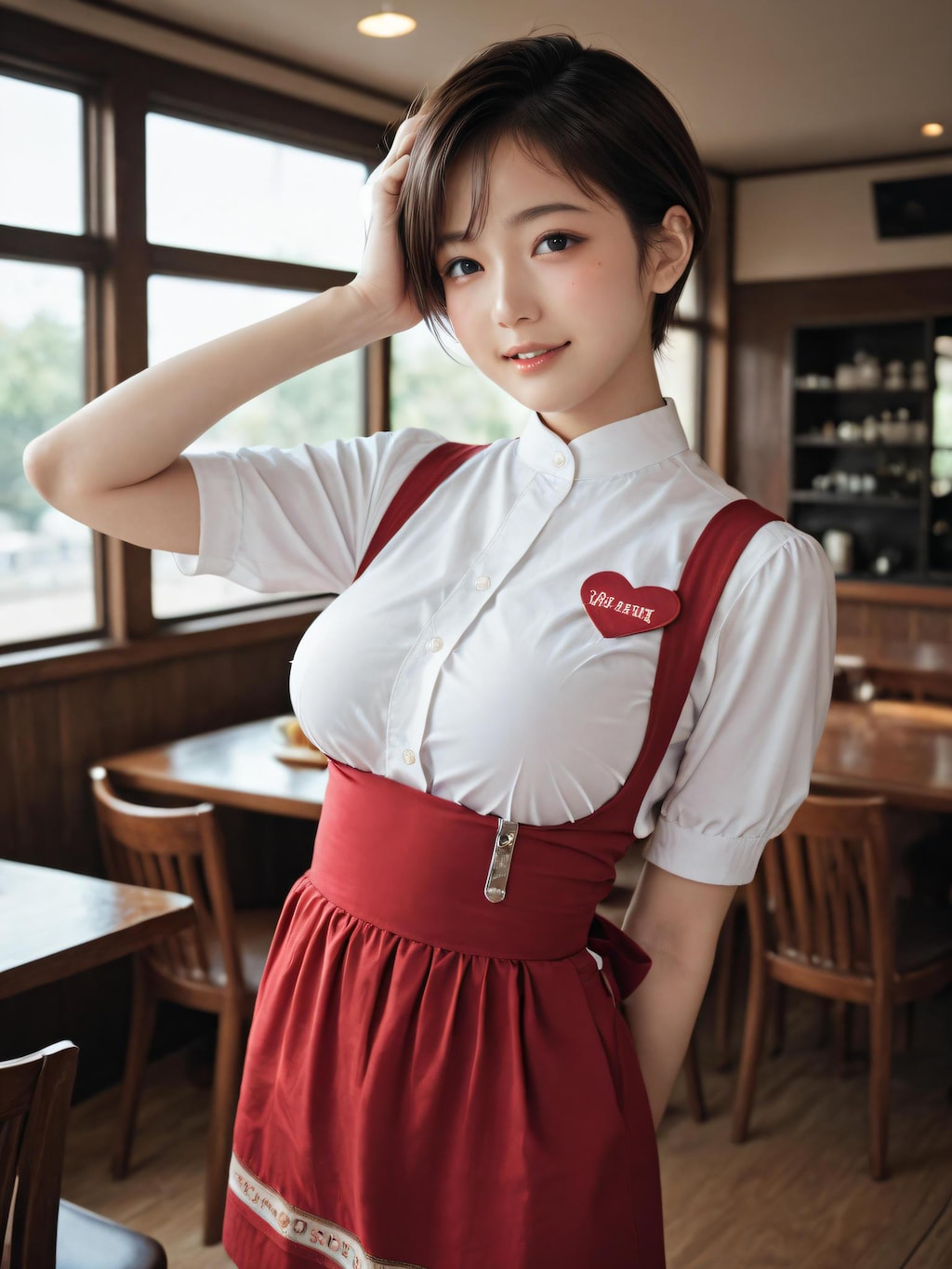 【30枚】ファミレス店員さん