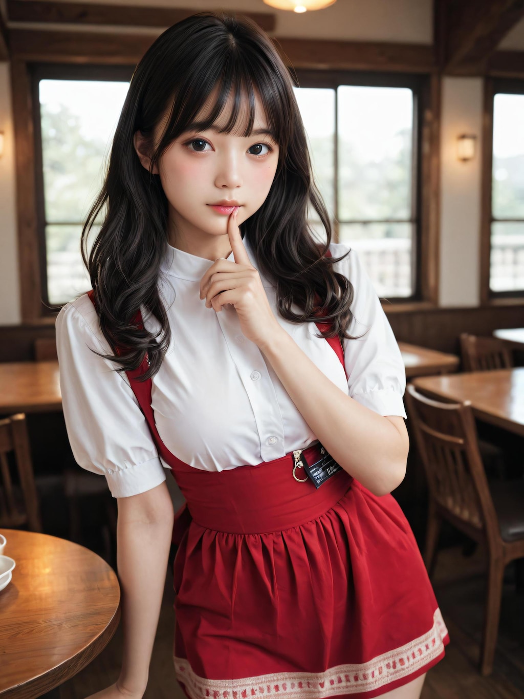 【30枚】ファミレス店員さん
