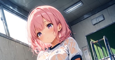 びしょ濡れ体操服プレイ(7)