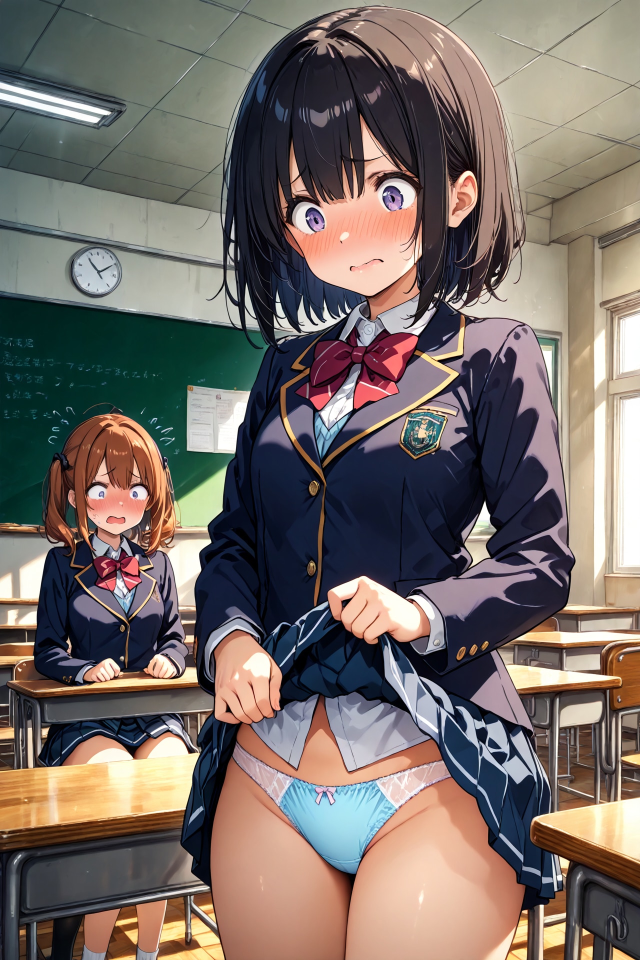 教室でパンツ見せてとお願いしてみた(29)