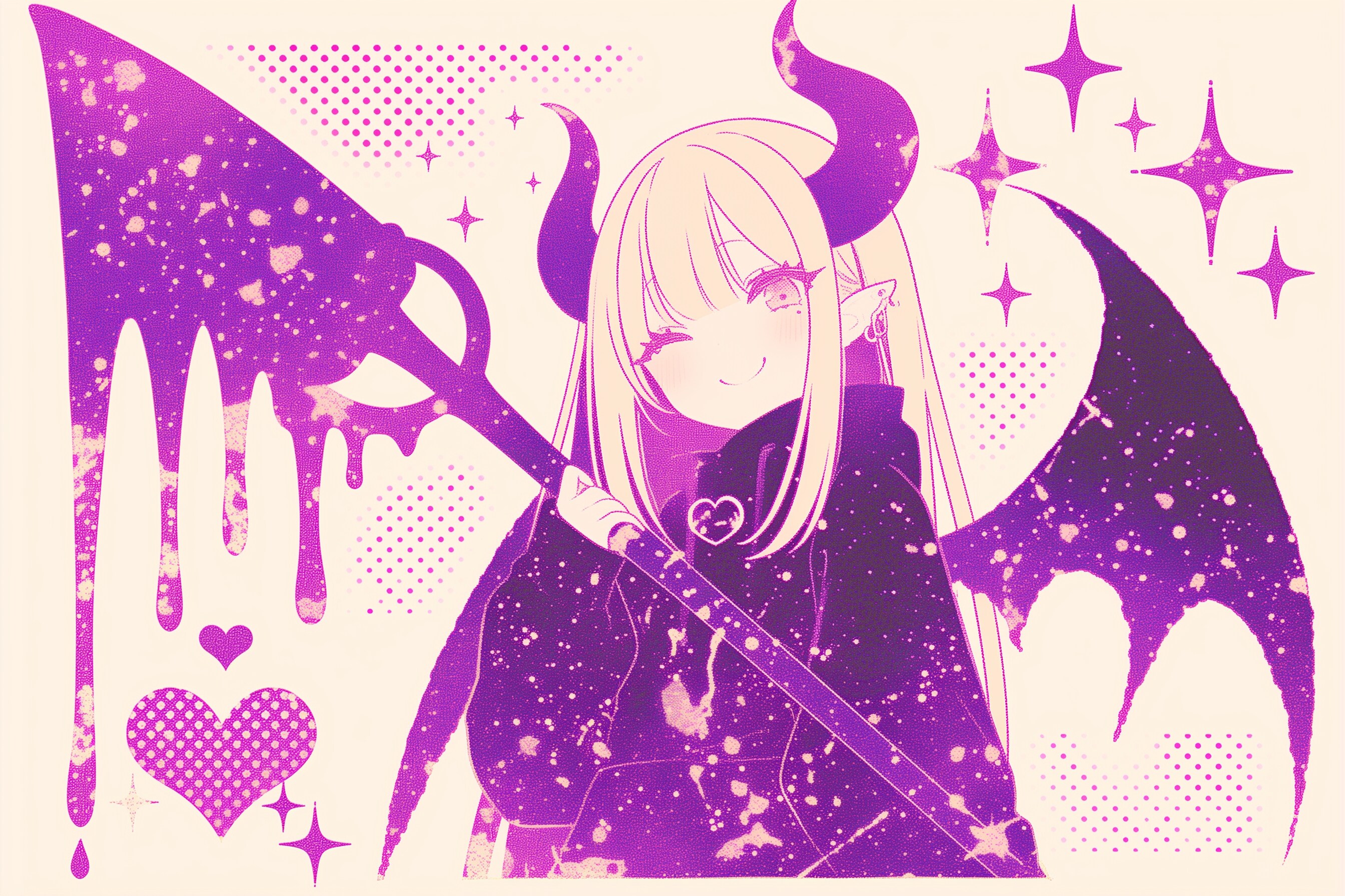 芸術家？な悪魔娘