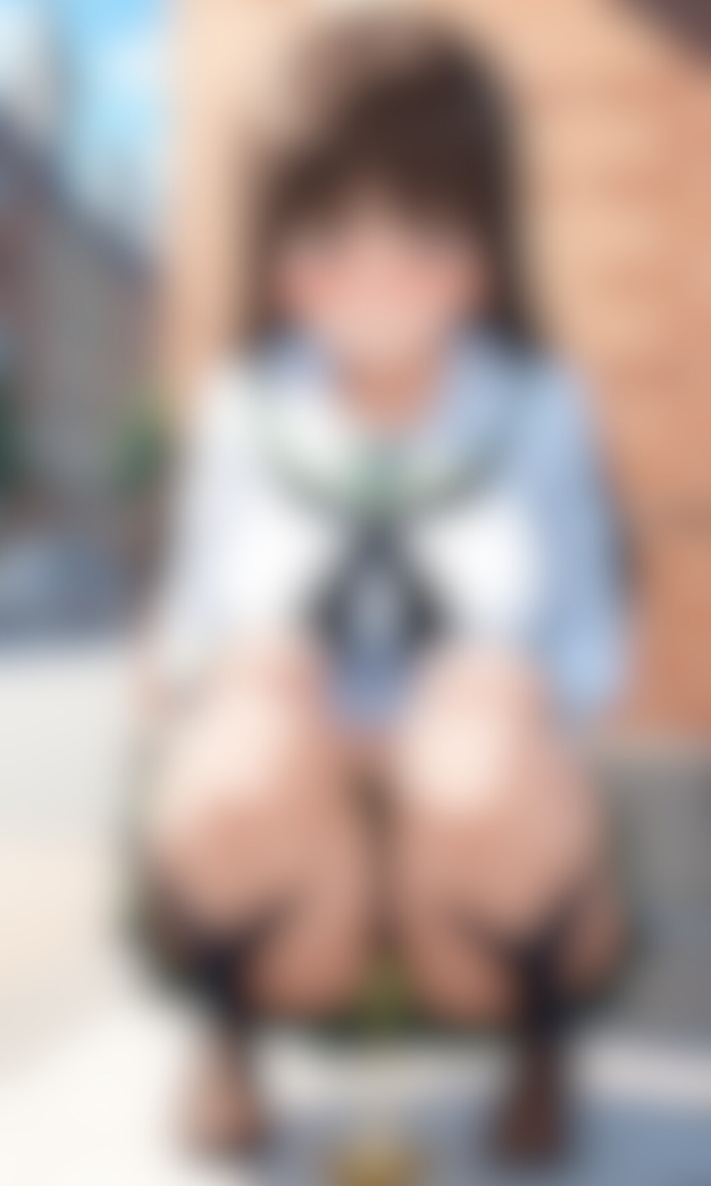 おしっこお漏らしチャレンジ【西〇しほ】(制服)