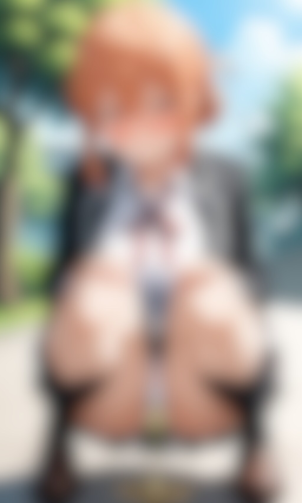 おしっこお漏らしチャレンジ【ガ〇ママ】(制服)
