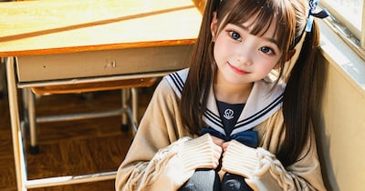 251008P【9+1枚】秋の放課後、教室撮影会の愛ちゃん