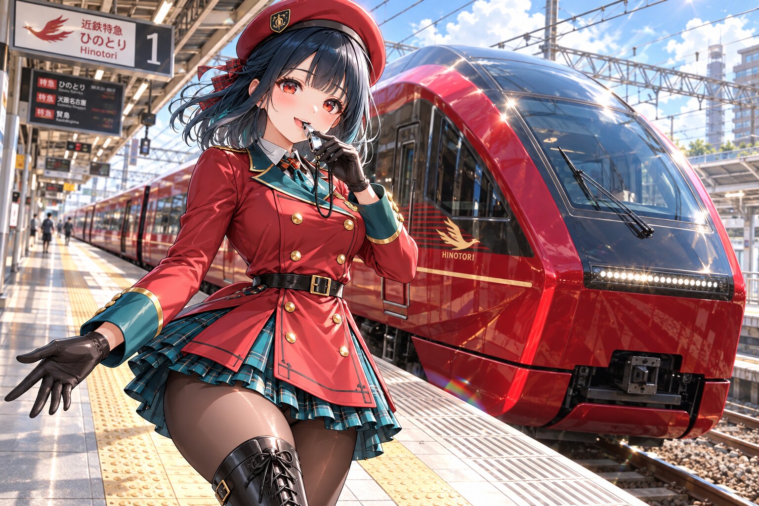 近鉄特急ひのとりちゃん ボツ画像