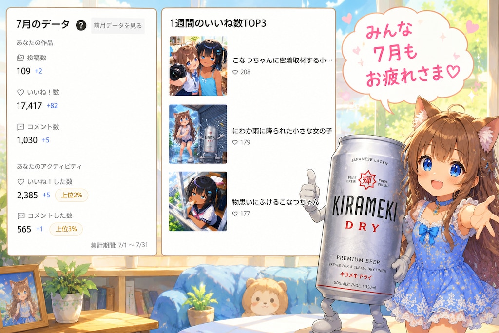７月の実績