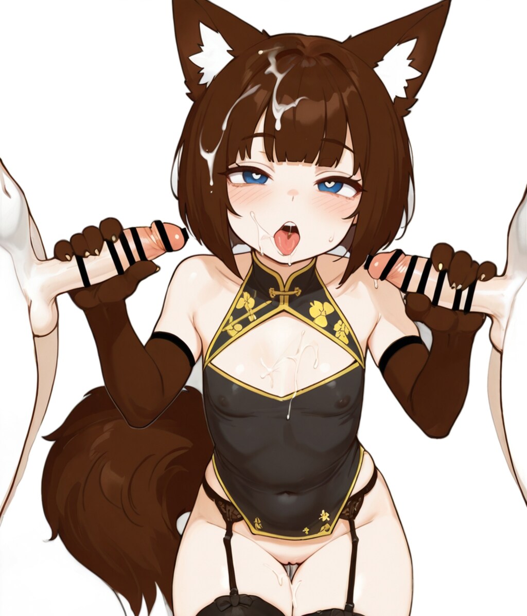 つばきちゃんご奉仕がんばる