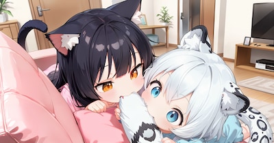 雪豹ちゃんの尻尾っておいしいの?