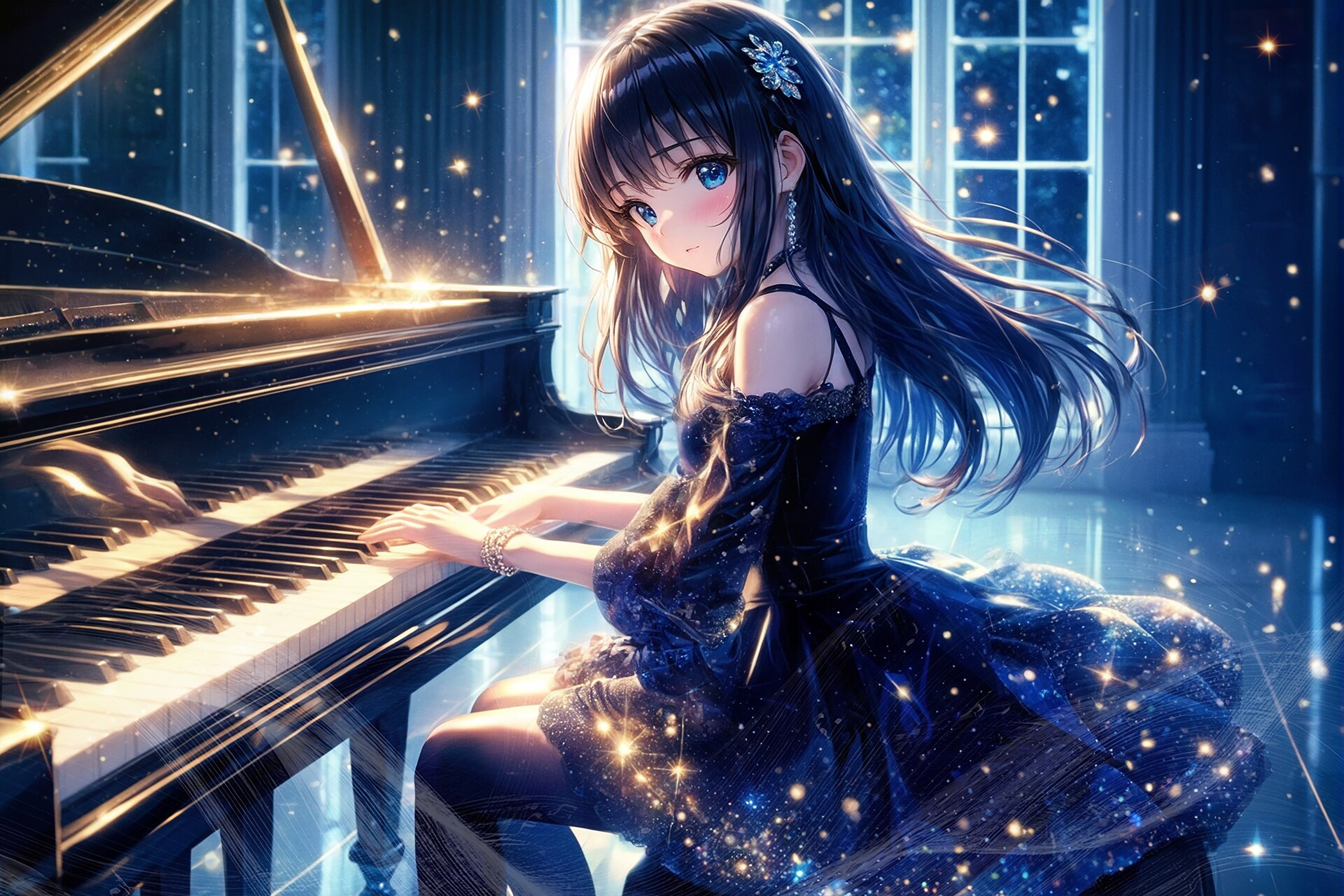 星空のドレスで奏でるノクターン1536