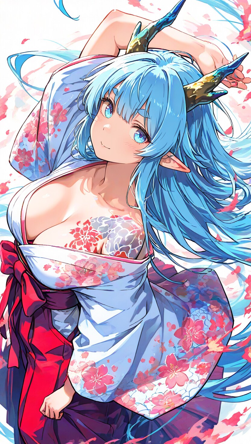 氷織（ひおり）の検討中イラスト・設定②