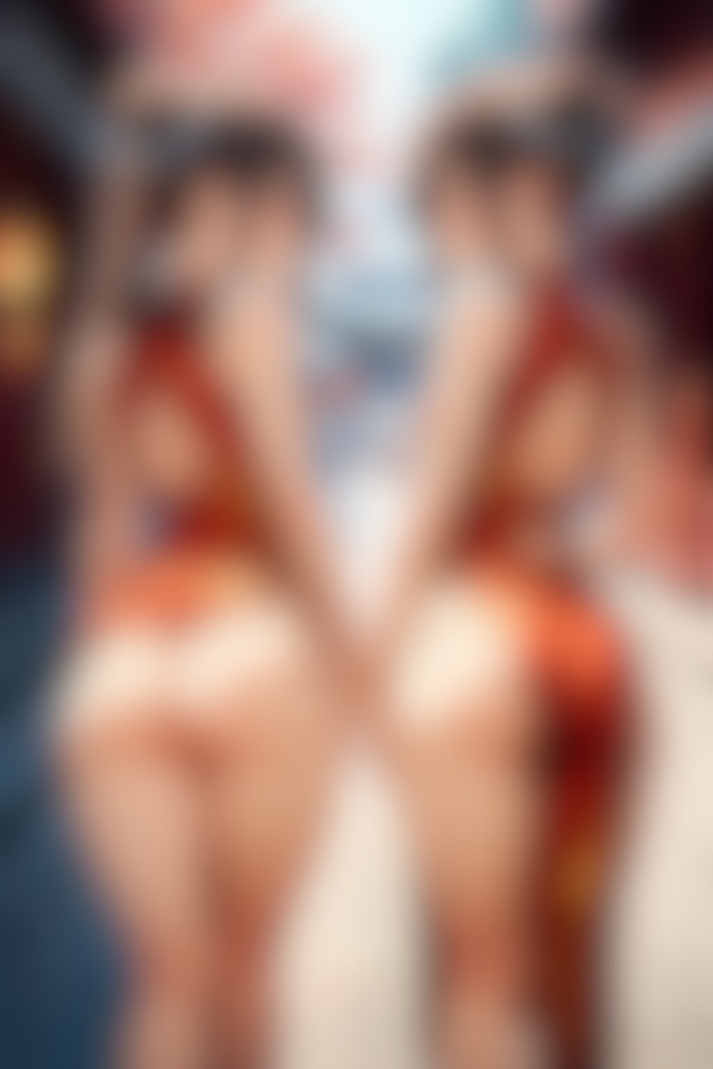 ノーパンチャイナ姉妹(10)