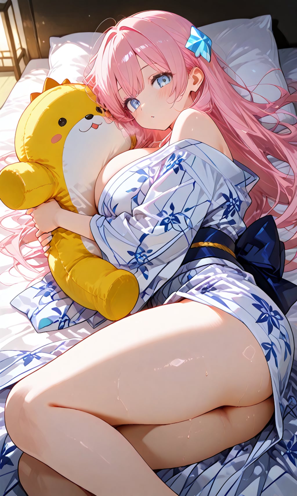 ぬいぐるみと一緒