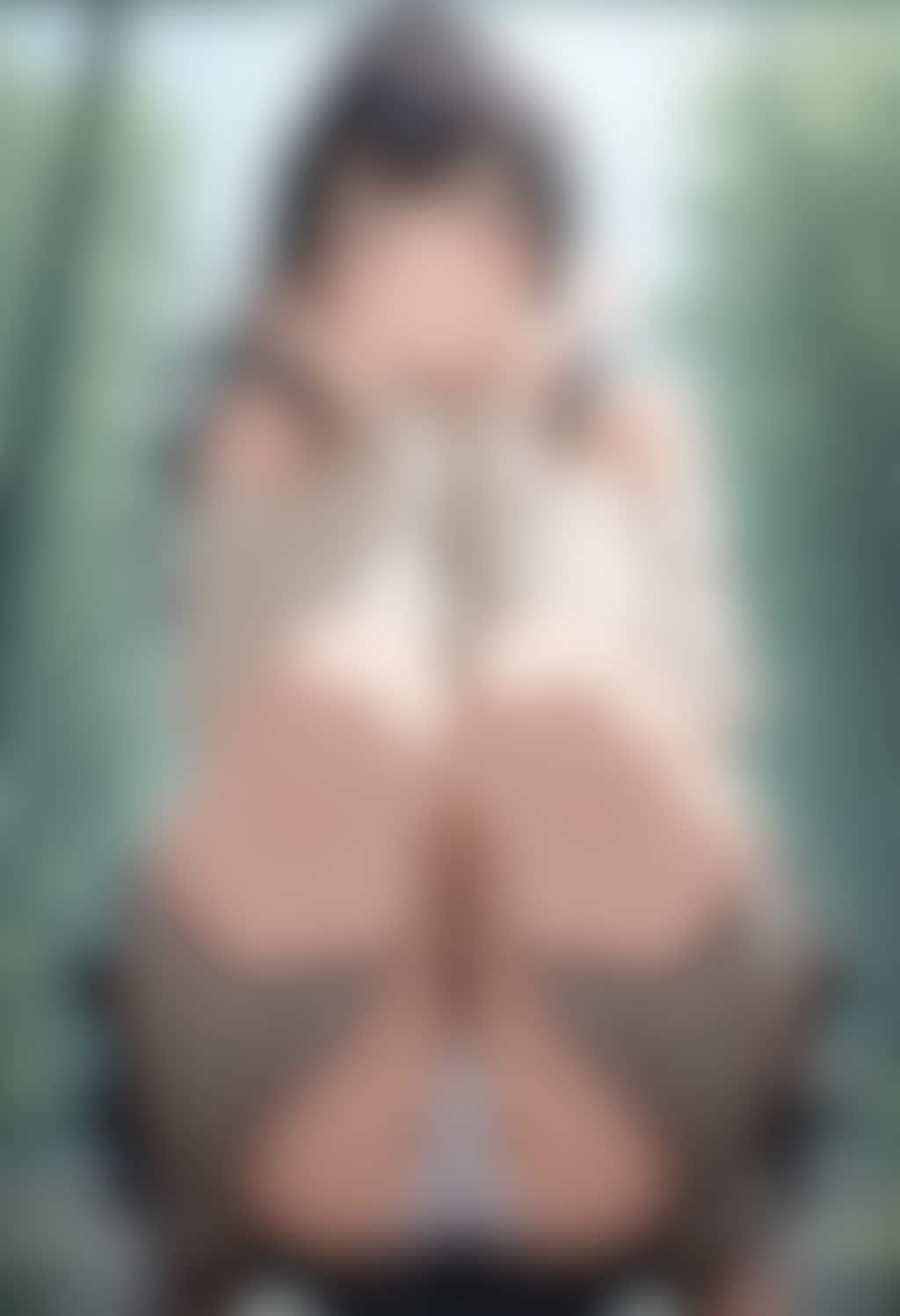 しゃがみパンチラ