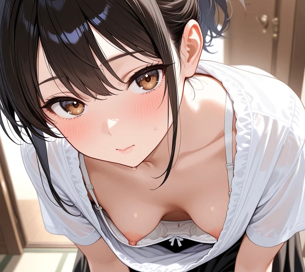 40枚:近距離胸チラ
