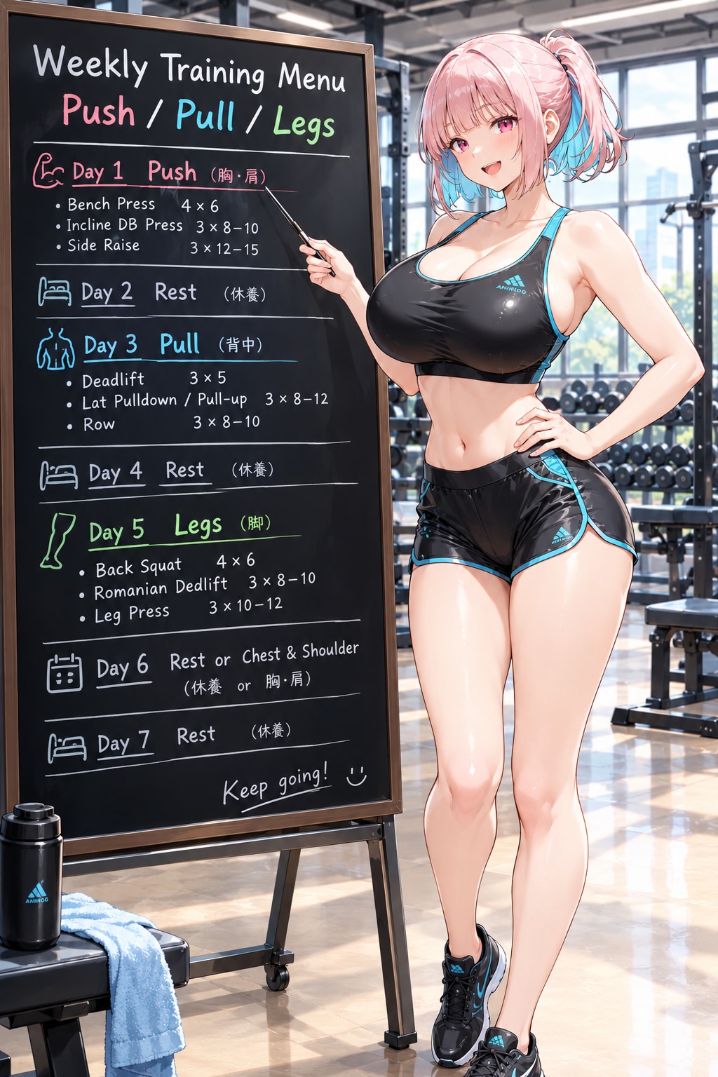 パーソナルトレーナーMiaさん