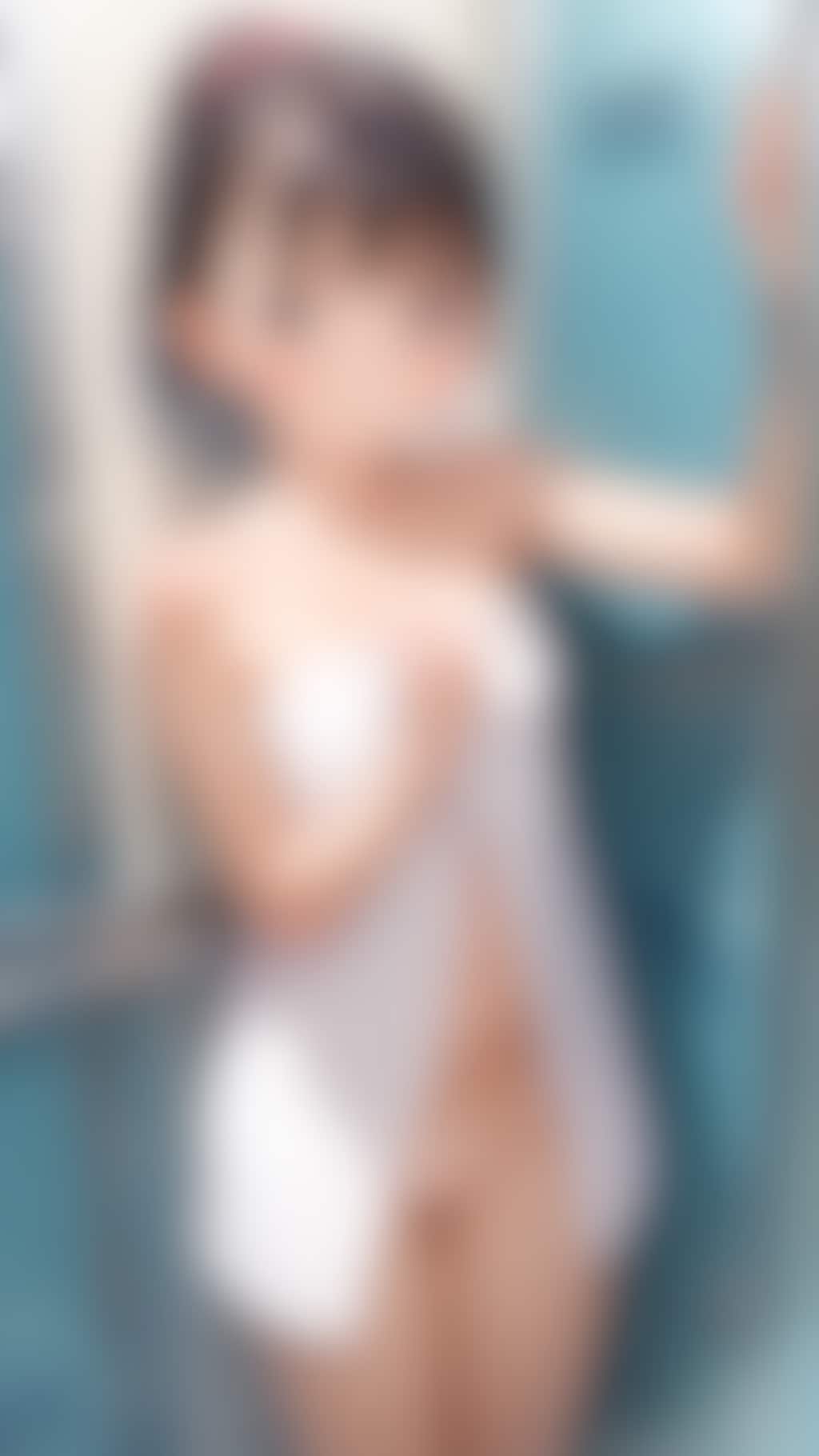 お風呂上りの〇リJ〇ちゃんたちがお〇んこチラ見せ（6枚）