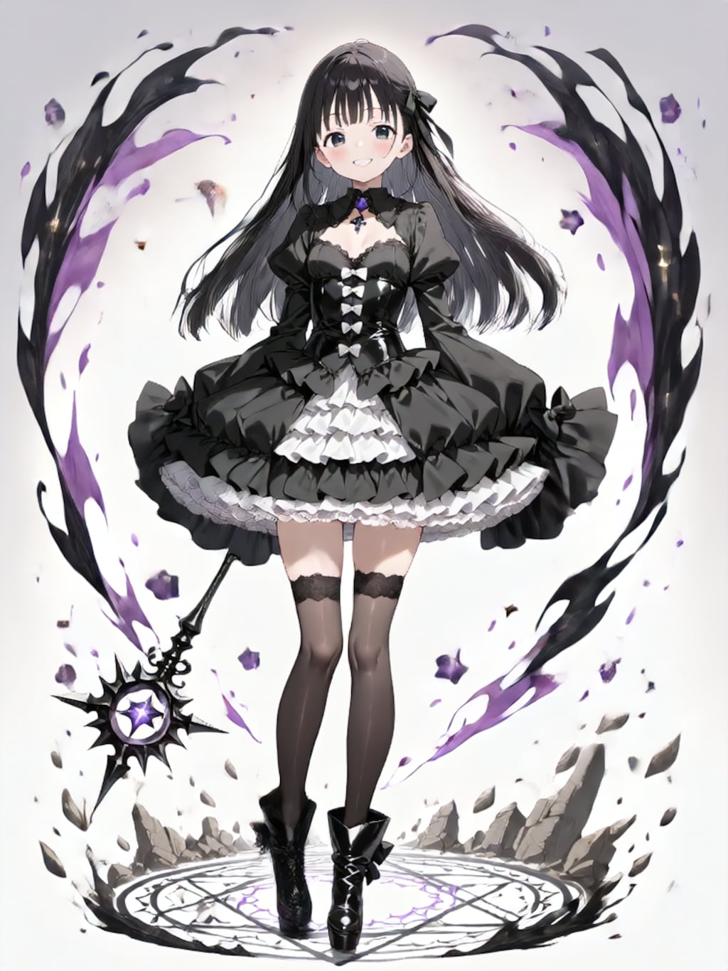 変身、魔法少女 春香【パラパライラスト４０】