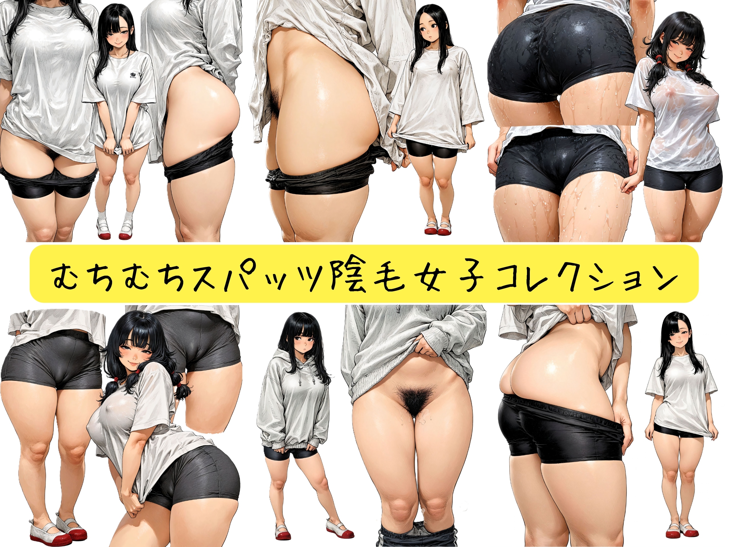 むちむちスパッツ陰毛女子コレクション_3/3