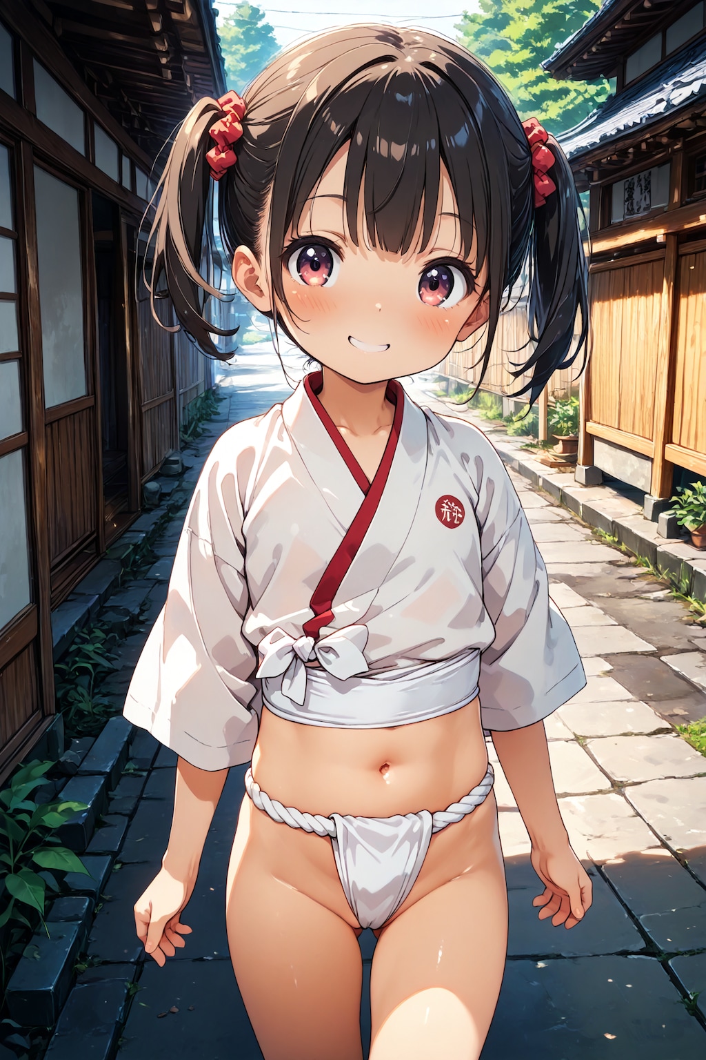 ふんどしお祭り少女(17)