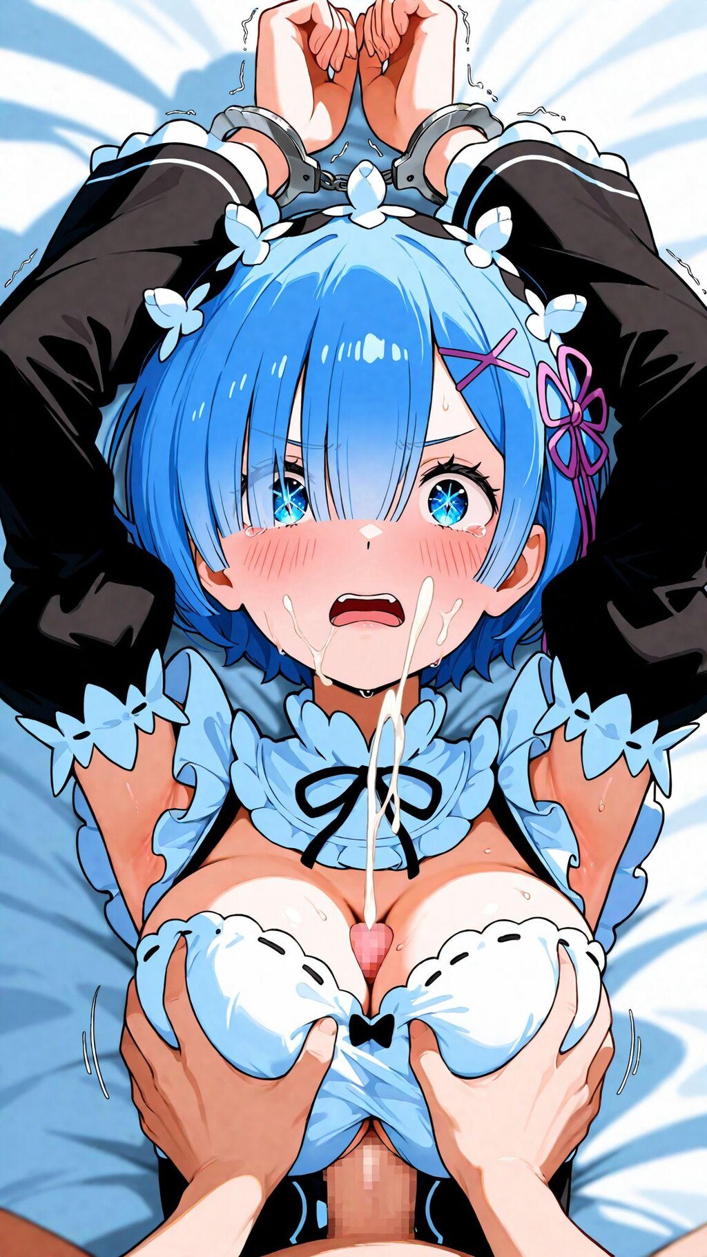 リゼロ　レム　むりやりパイズリ