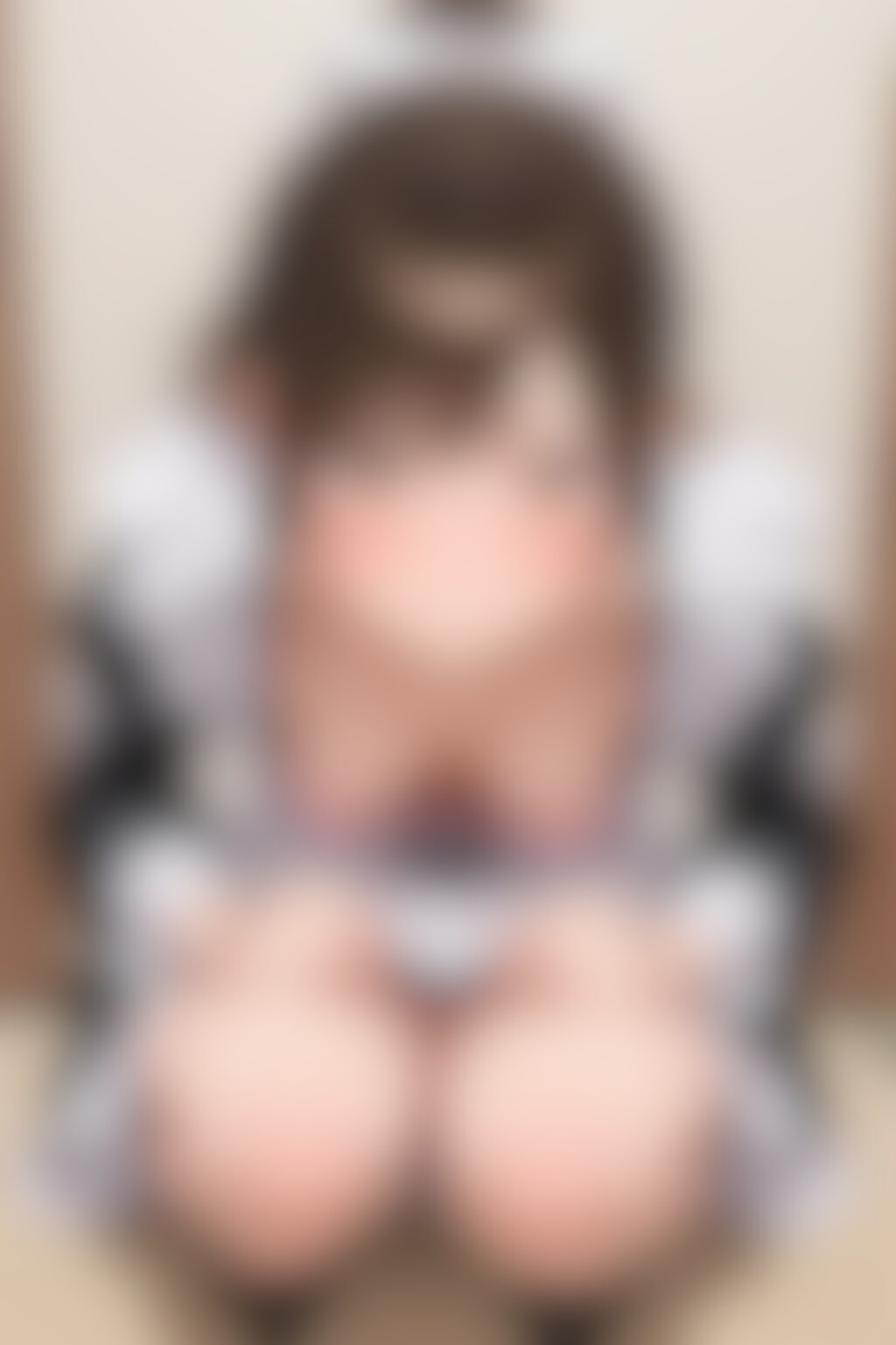 40枚:パンチラ胸チラを同時にするメイド