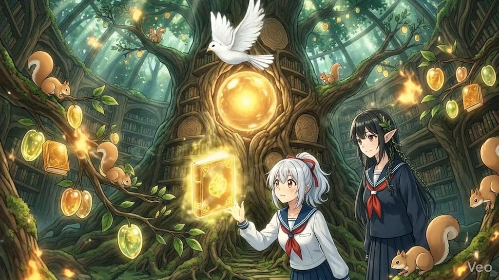 エル「本が生まれるぅ！」～「本が育つ」生命図書館　-の動画テスト