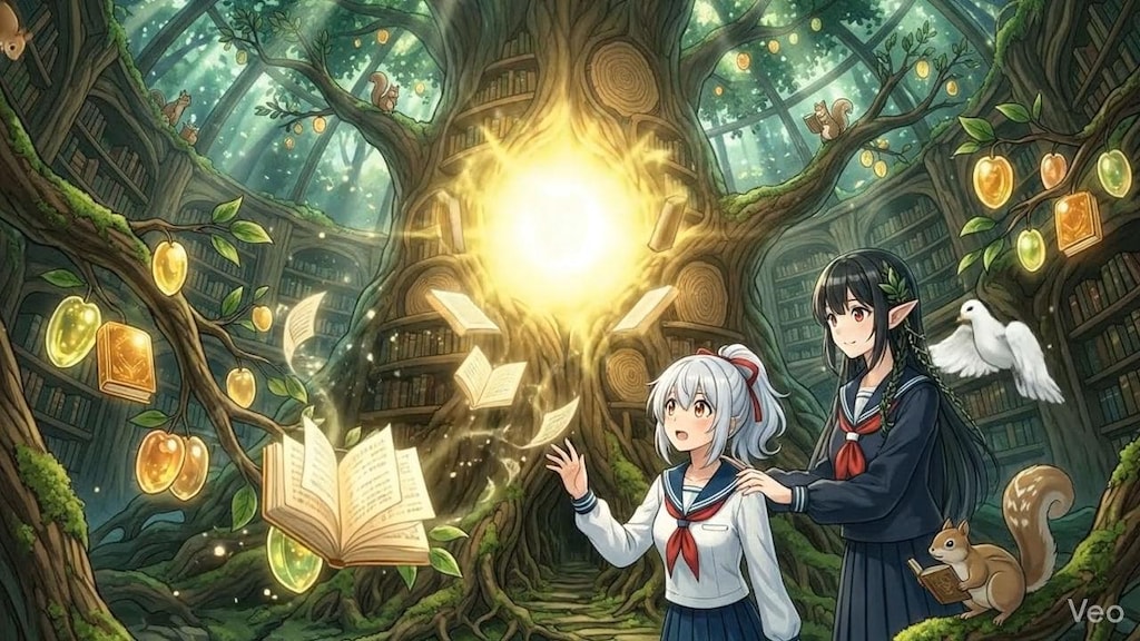 エル「本が生まれるぅ！」～「本が育つ」生命図書館　-の動画テスト