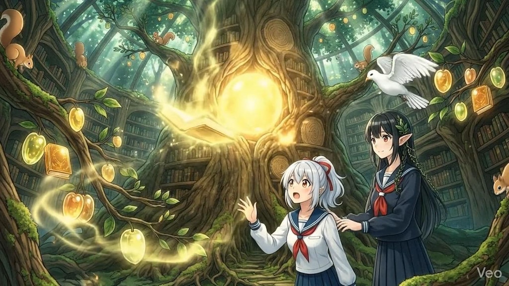 エル「本が生まれるぅ！」～「本が育つ」生命図書館　-の動画テスト