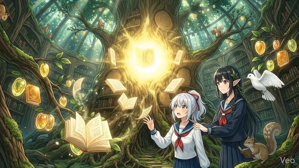 エル「本が生まれるぅ！」～「本が育つ」生命図書館　-の動画テスト