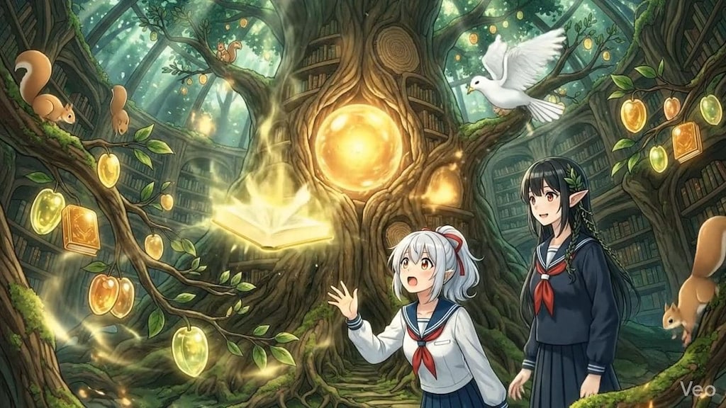 エル「本が生まれるぅ！」～「本が育つ」生命図書館　-の動画テスト