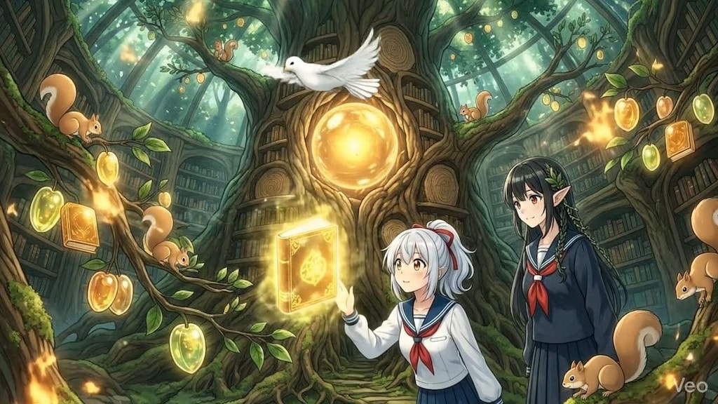 エル「本が生まれるぅ！」～「本が育つ」生命図書館　-の動画テスト