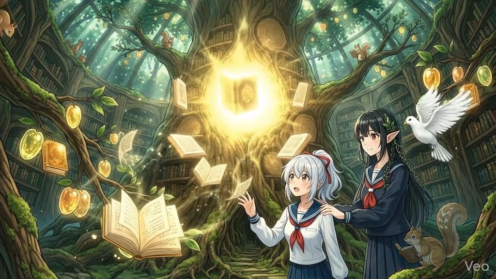 エル「本が生まれるぅ！」～「本が育つ」生命図書館　-の動画テスト