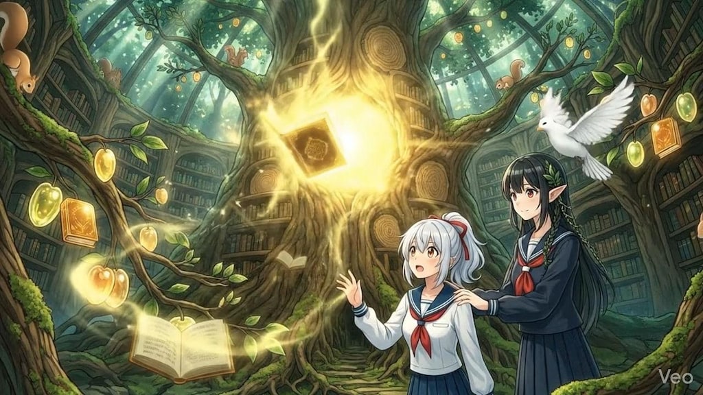 エル「本が生まれるぅ！」～「本が育つ」生命図書館　-の動画テスト