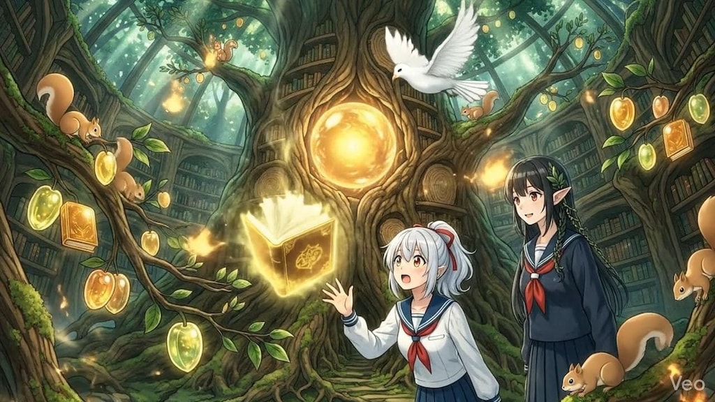 エル「本が生まれるぅ！」～「本が育つ」生命図書館　-の動画テスト